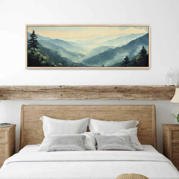 Great Smoky Mountains National Park Painting Canvas Art - View 6