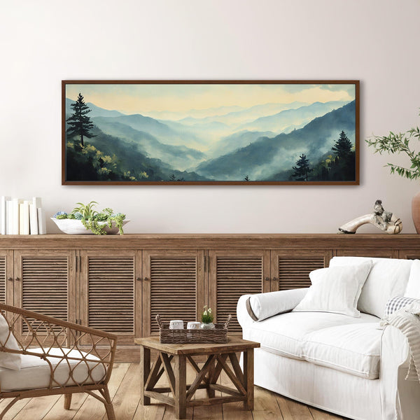 Great Smoky Mountains National Park Painting Canvas Art - View 3