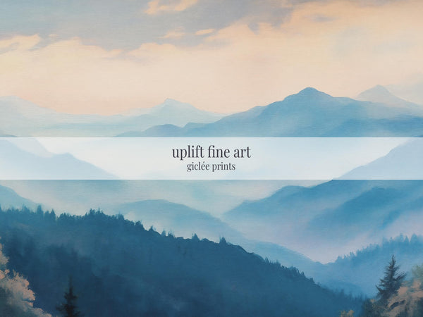 Great Smoky Mountains National Park Painting Canvas Art - View 2