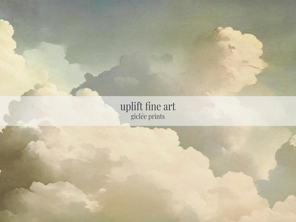 Moody Cloud Painting Canvas Art - View 2