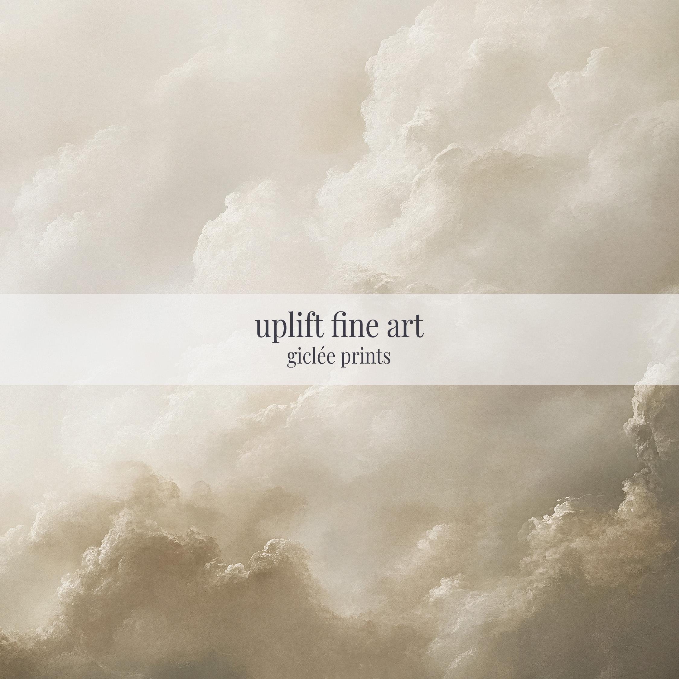 Vintage Cloud Wall Art Canvas Art - View 2