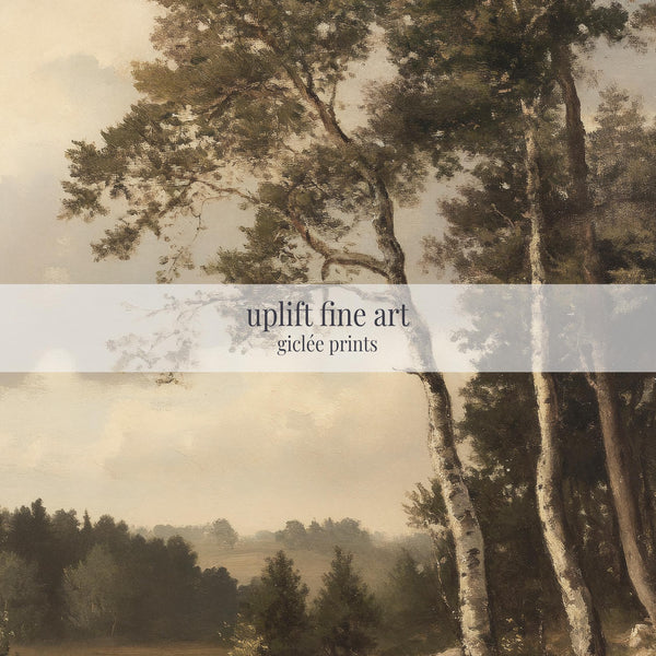 Vintage Landscape Art Canvas Art for Living room - View 2