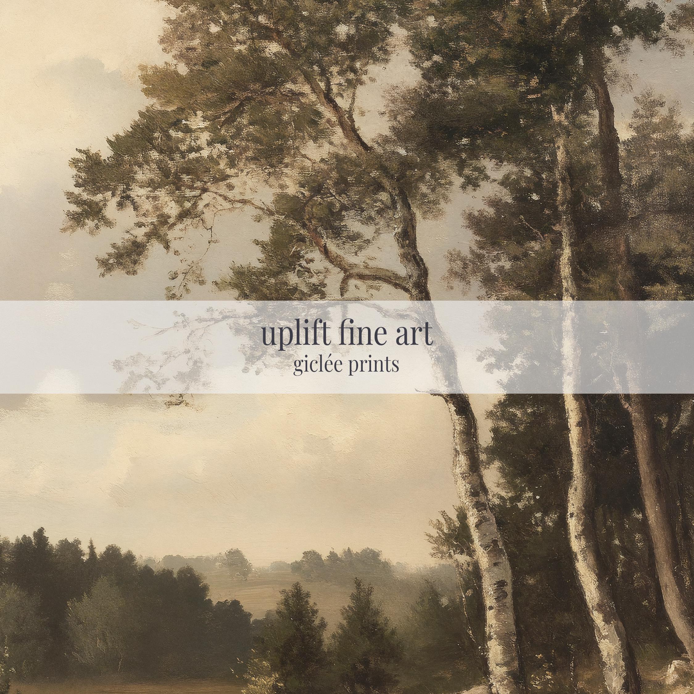 Vintage Landscape Art Canvas Art for Living room - View 2