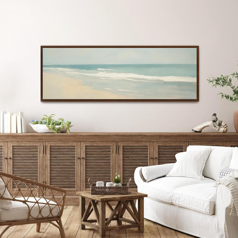 Seascape Wall Art Painting - Minimalist Canvas Art - View 3