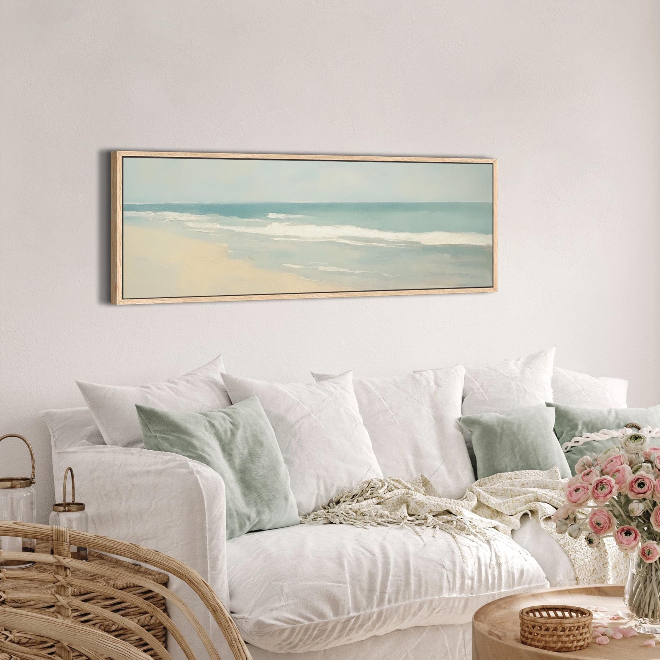 Seascape Wall Art Painting - Minimalist Canvas Art
