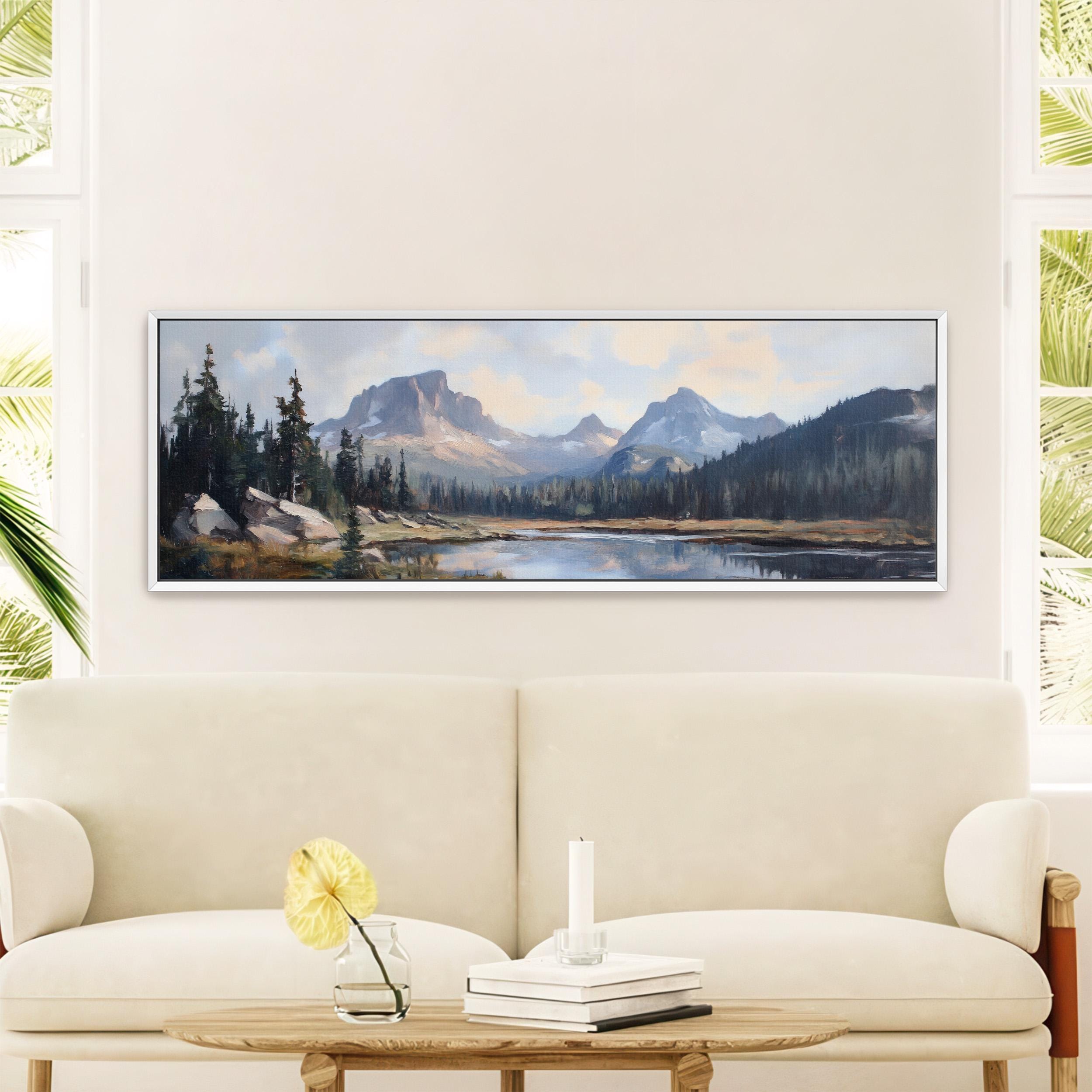 Rocky Mountain National Park Painting Canvas Art - View 6