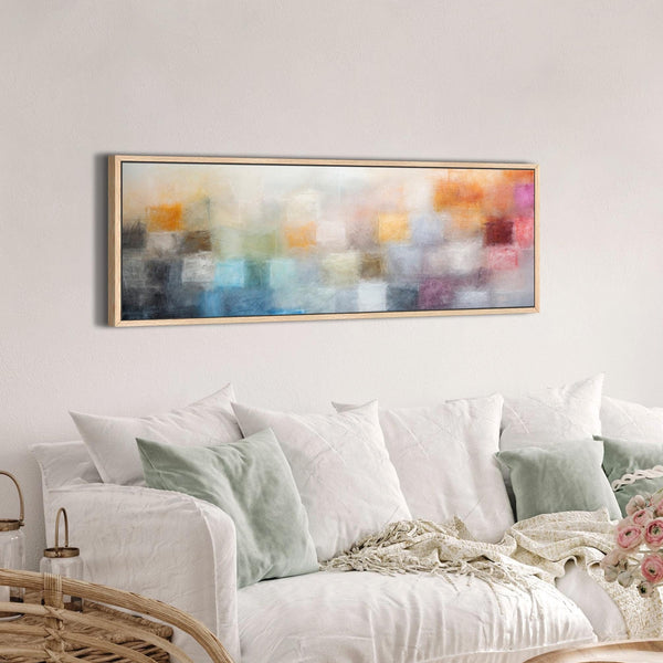 Abstract Shapes Painting Canvas Art