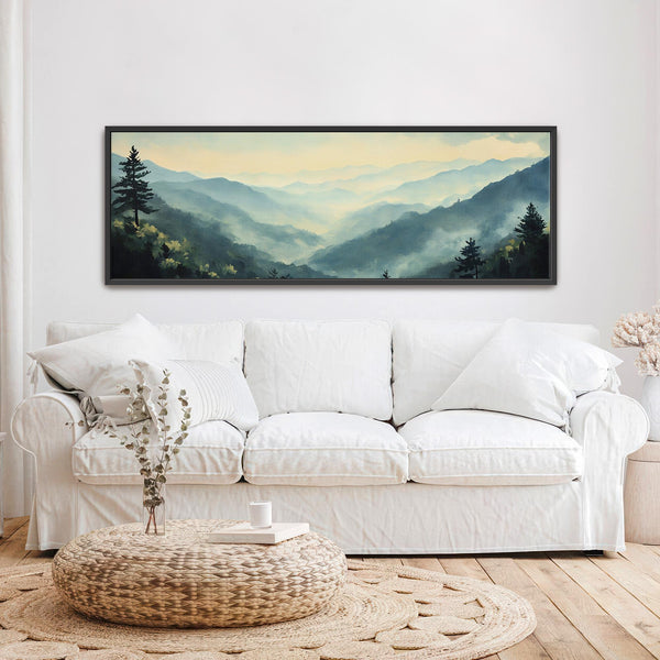 Great Smoky Mountains National Park Painting Canvas Art - View 5