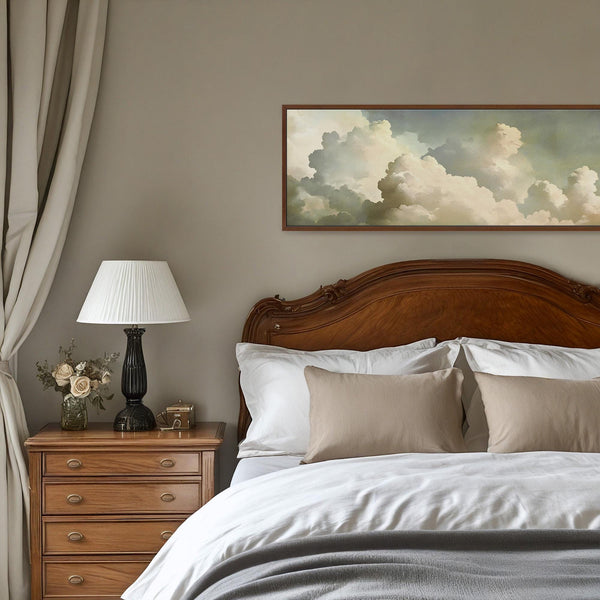 Moody Cloud Painting Canvas Art - View 9