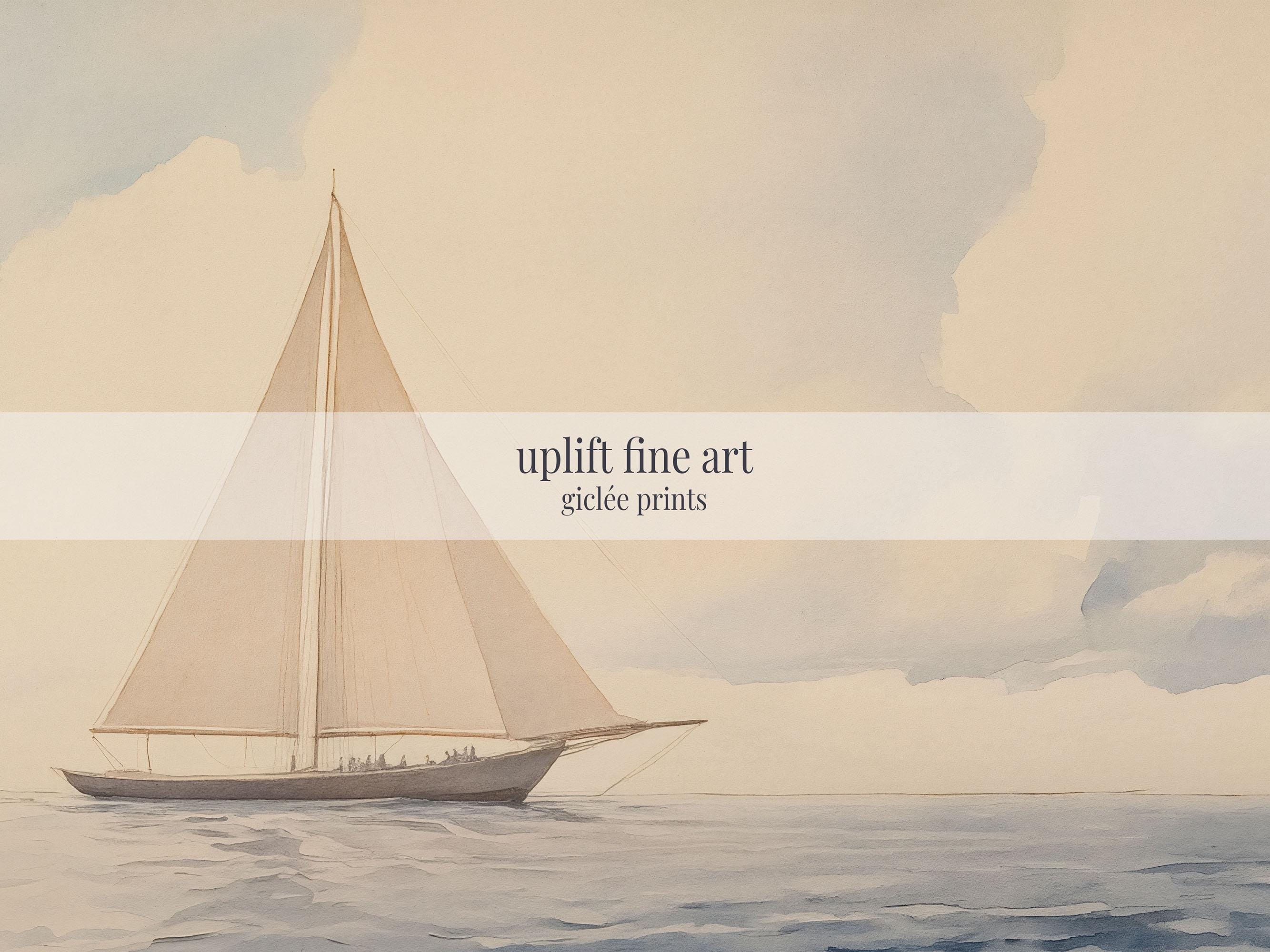 Nautical Wall Art - Vintage Canvas Art - View 2