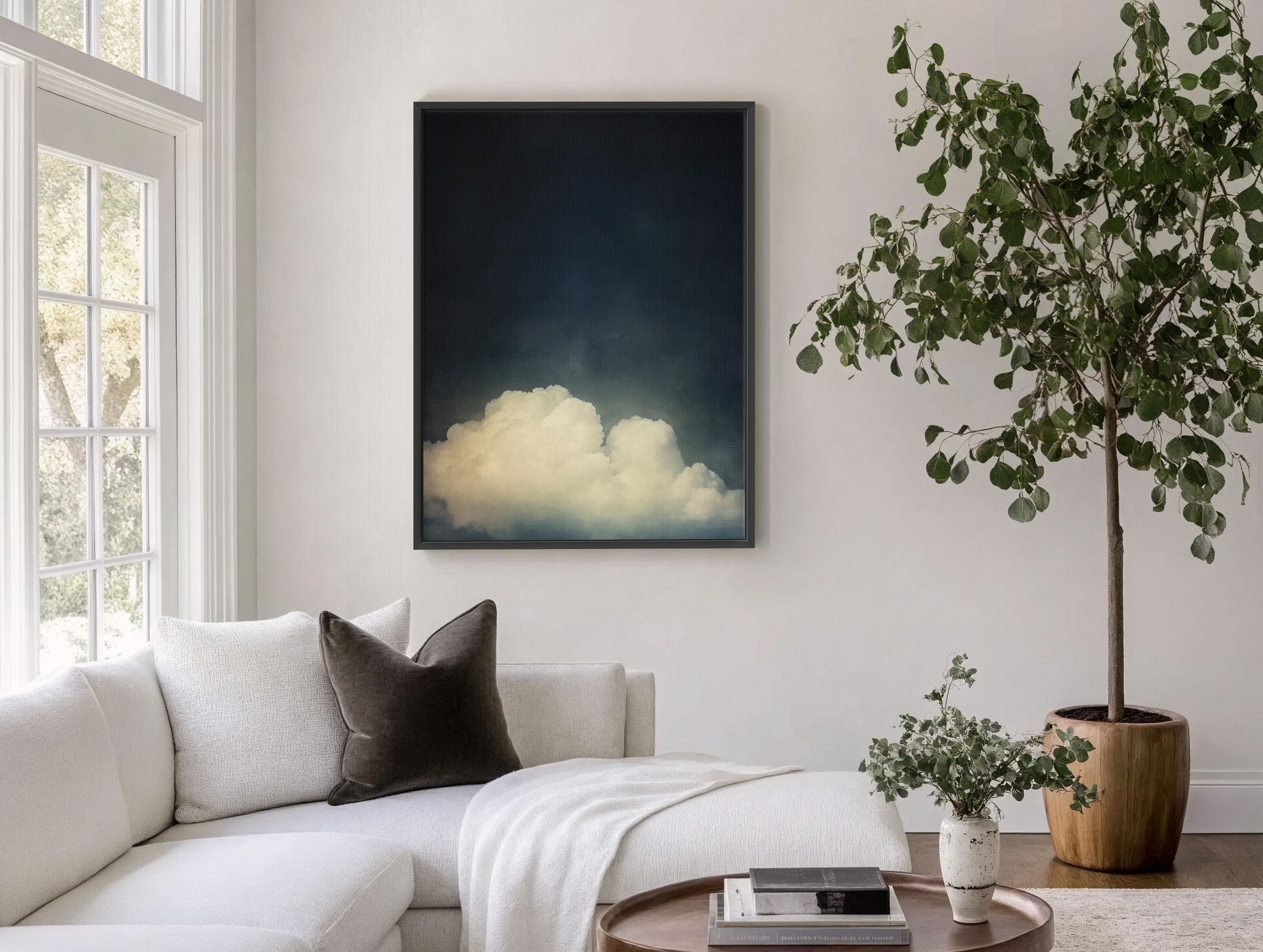 Vintage Cloud Art Painting Canvas Art for Living room - View 2