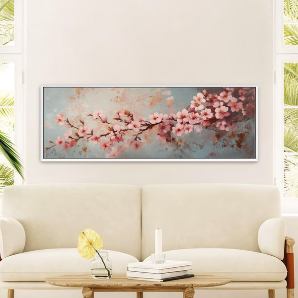 Cherry Blossom Painting - Moody Canvas Art - View 7