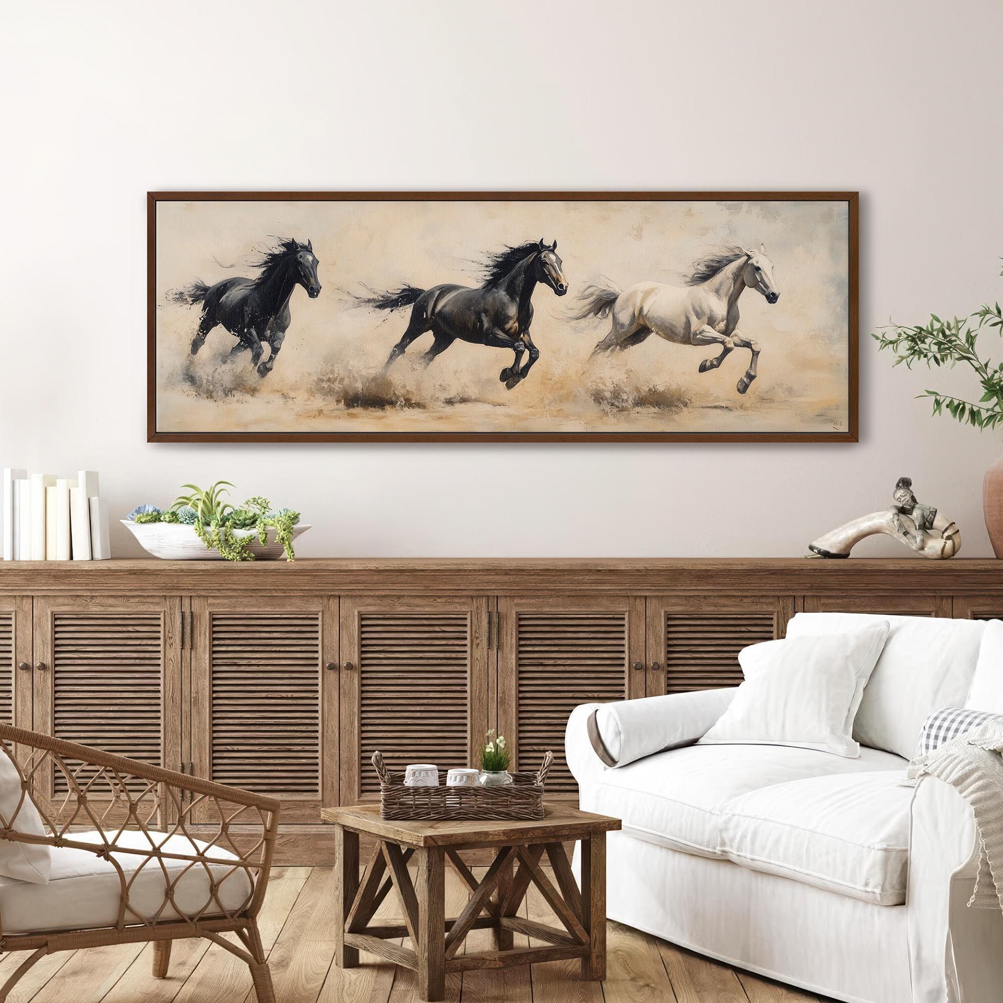 Horse Painting Canvas Art - View 3