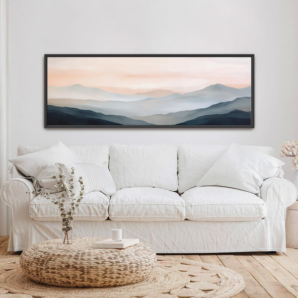 Blue Mountain Canvas Wall Art - Abstract Canvas Art - View 5