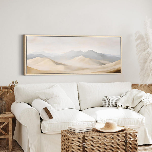 Desert Dunes Wall Art - Abstract Canvas Art