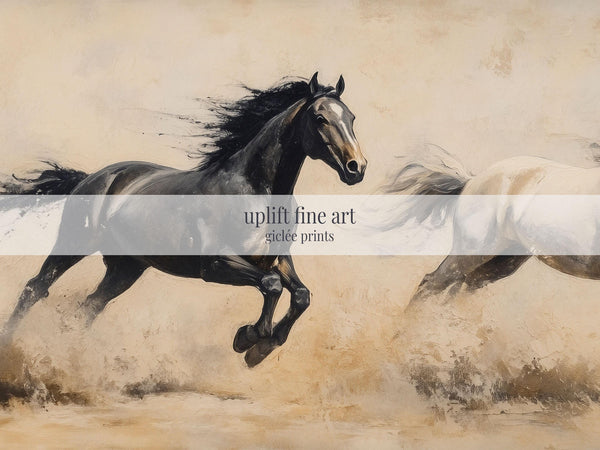 Horse Painting Canvas Art - View 2