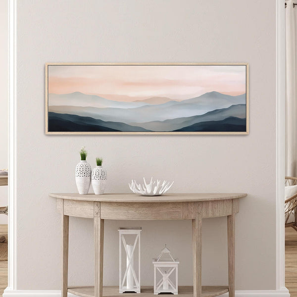 Blue Mountain Canvas Wall Art - Abstract Canvas Art - View 7