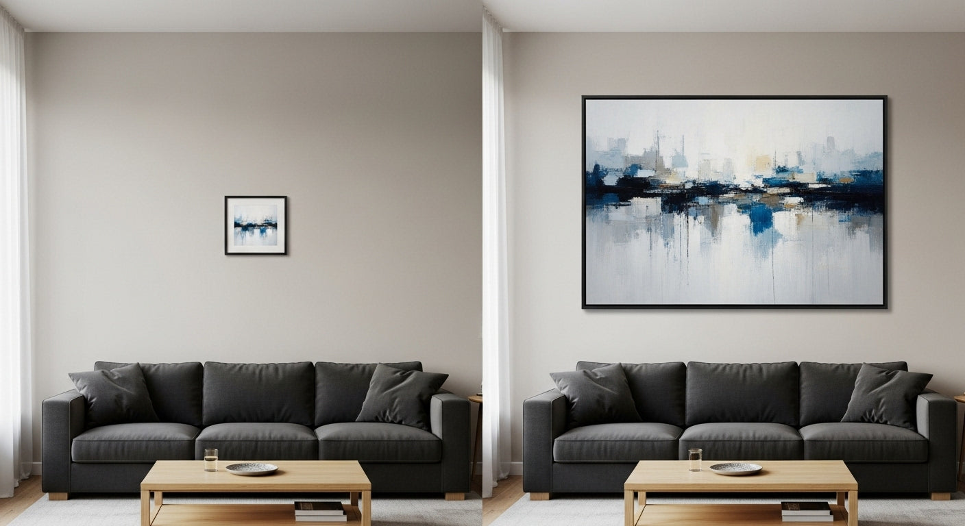 The Complete Guide to Choosing the Right Wall Art Size for Every Room