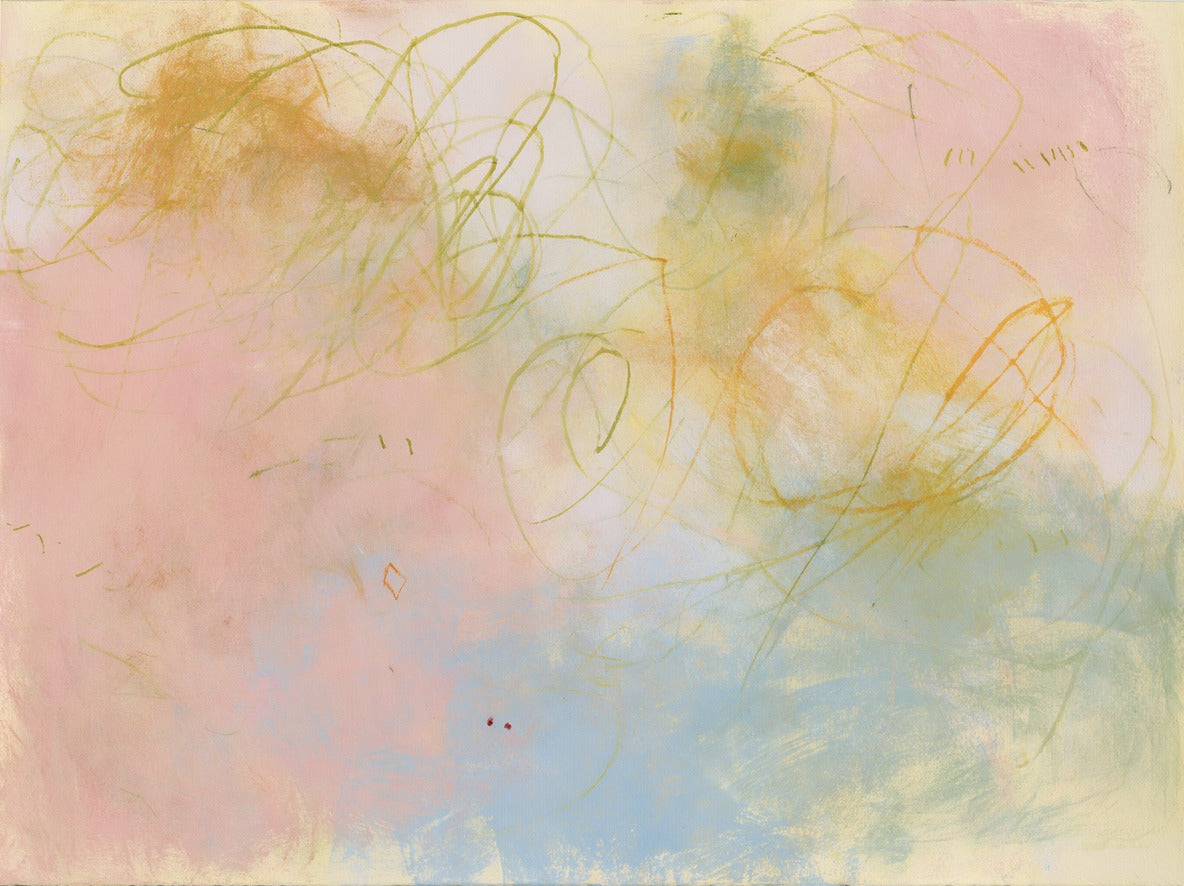 Pastel Drift — Pastel Abstract Canvas Wall Art