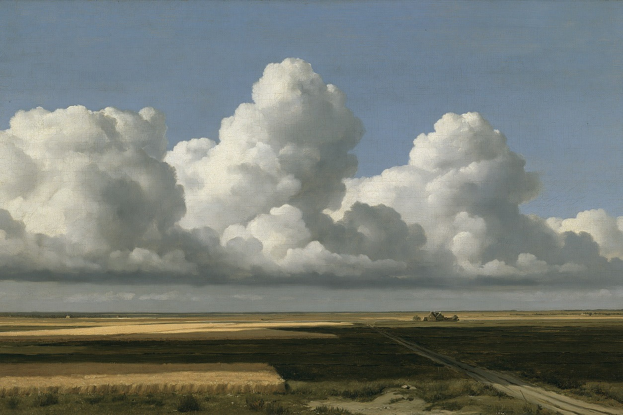High Horizon — Cloudscape Landscape Canvas Wall Art