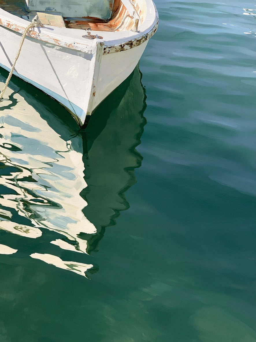 Harbor Bow — Boat Hull Canvas Wall Art