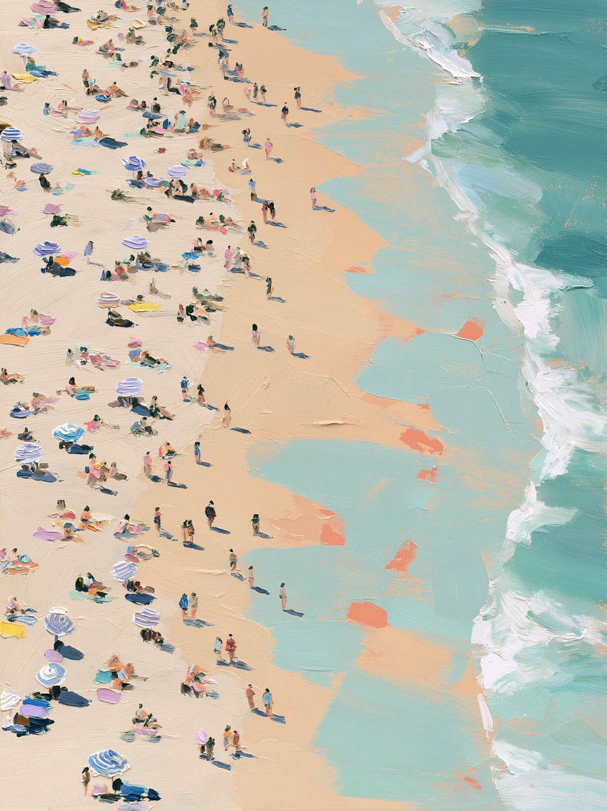 Tide and Shade — Beach Wall Art Canvas