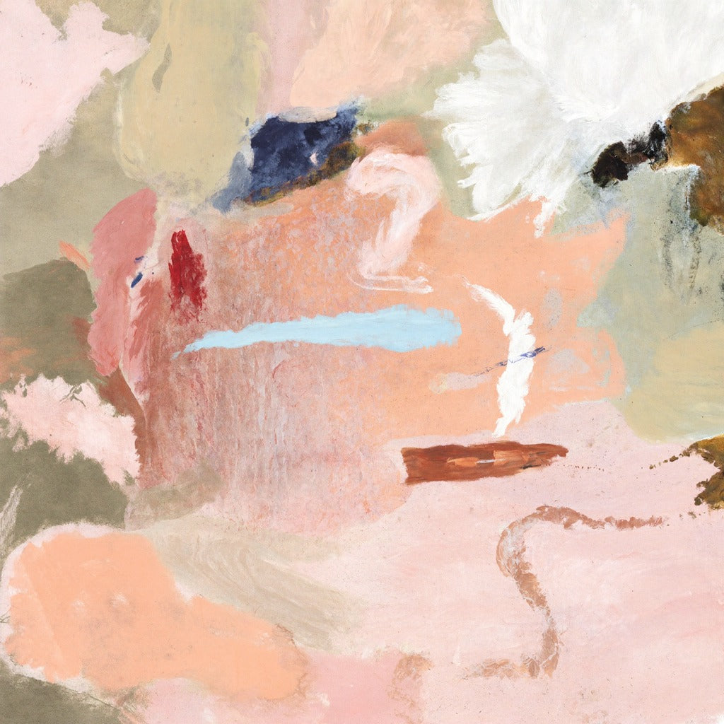 Peach Interval — Abstract Canvas Wall Art