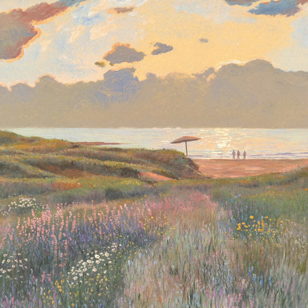 Dune Light — Coastal Meadow Canvas Wall Art