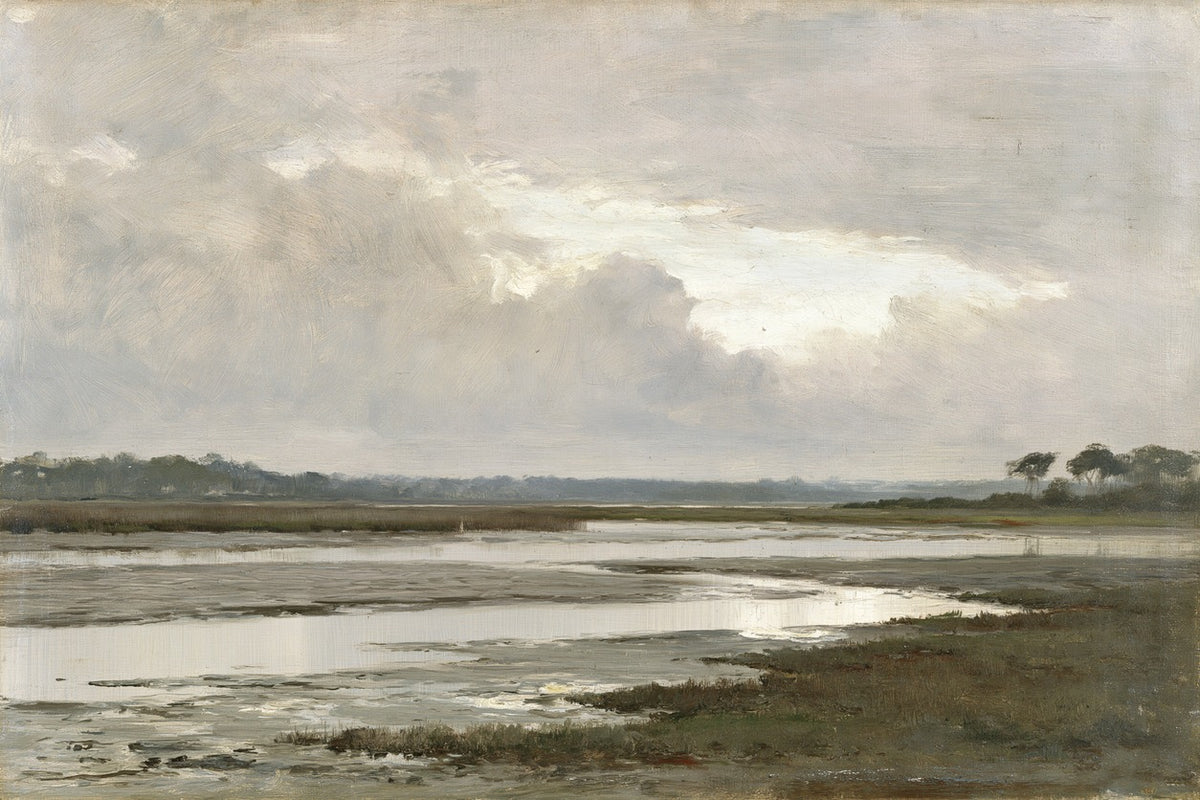 Reed Inlet — Coastal Inlet Canvas Wall Art