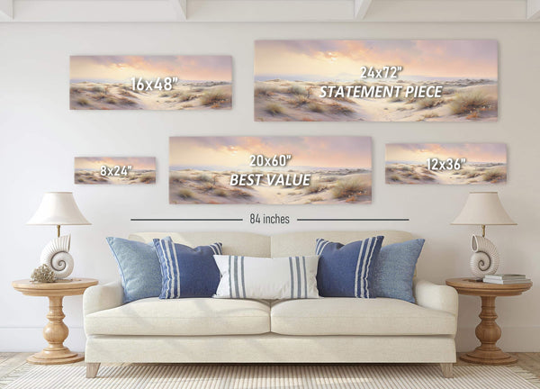 Goldene Dünen – Leinwandbild mit Wüstenlandschaft