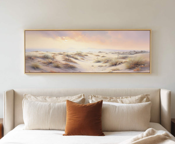 Goldene Dünen – Leinwandbild mit Wüstenlandschaft