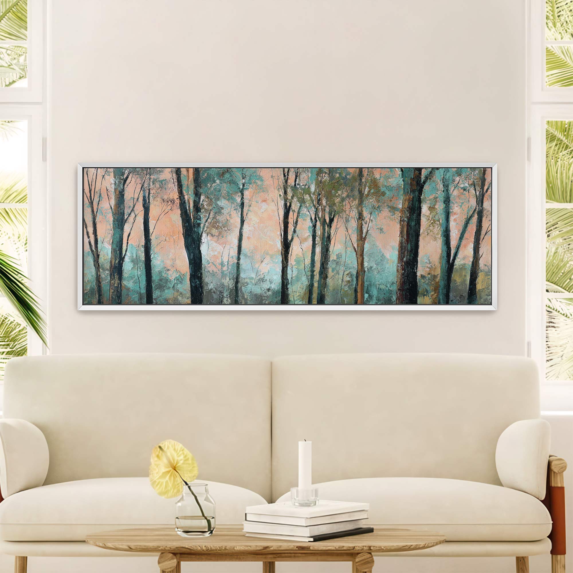 Whispering Grove – Forest Landscape Canvas Art
