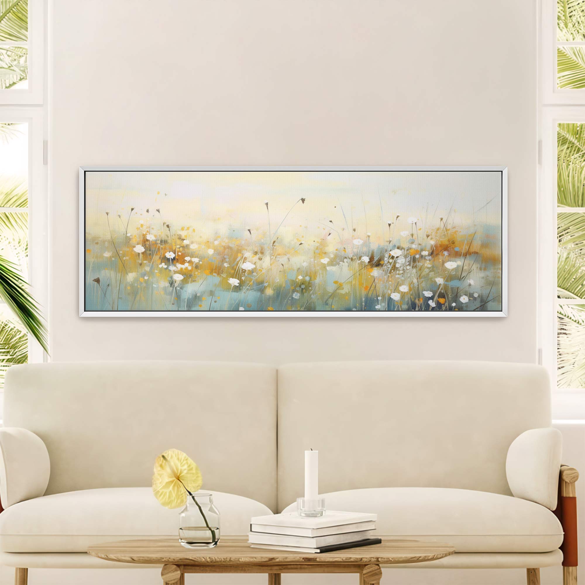 Morning Meadow – Floral Canvas Art