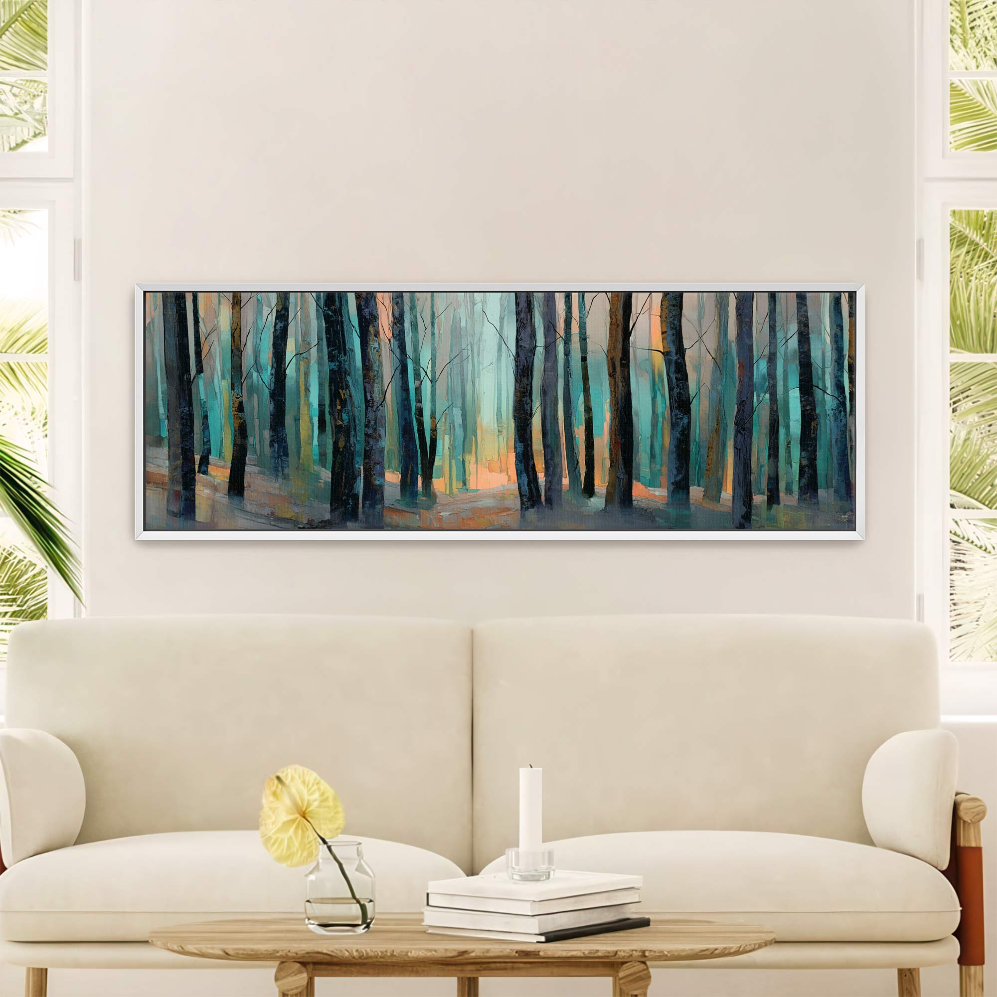 Emerald Silence – Forest Landscape Canvas Print