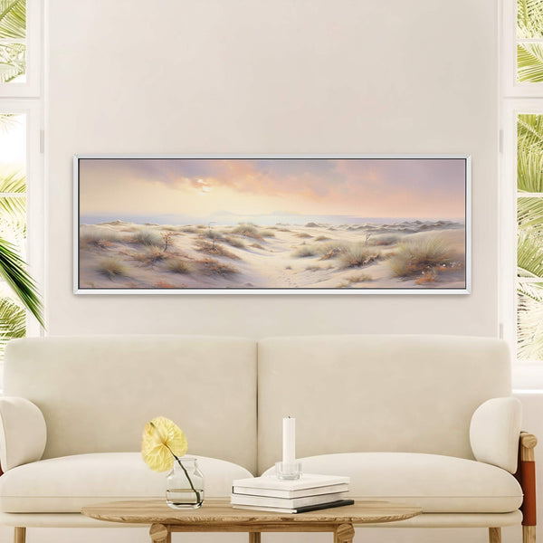 Goldene Dünen – Leinwandbild mit Wüstenlandschaft