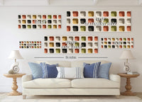 Canvas wall art in interior setting.