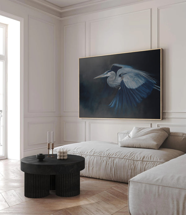 Great Blue Heron Canvas Wall Art