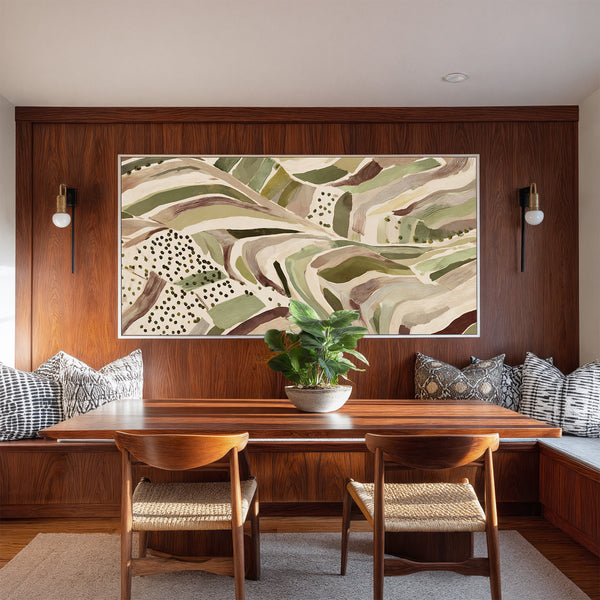 Riverstone Flow - Abstract Organic Landscape Art