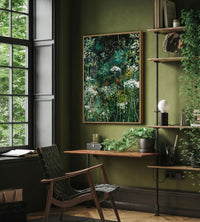 Green Botanical Canvas Art Print