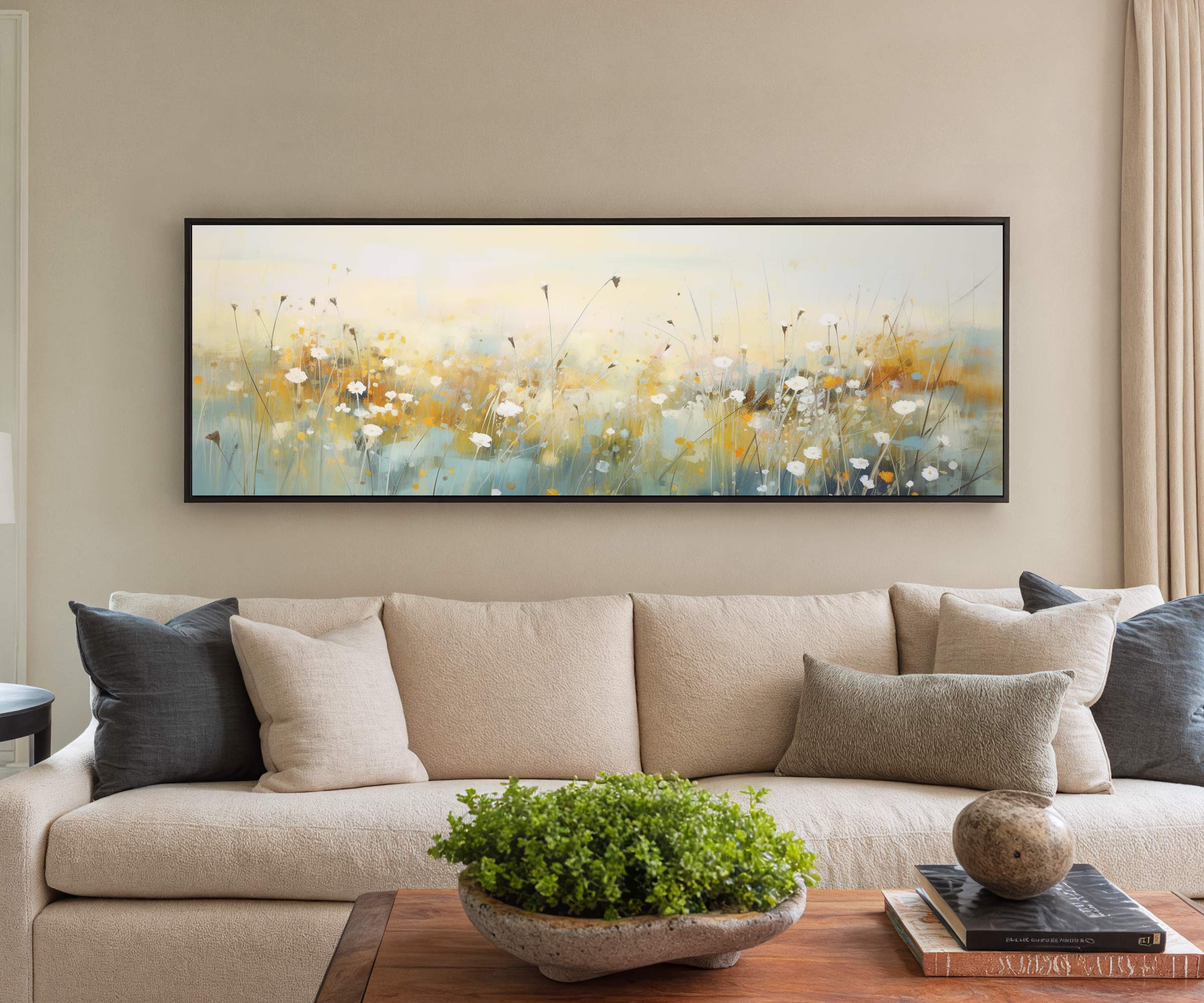 Morning Meadow – Floral Canvas Art