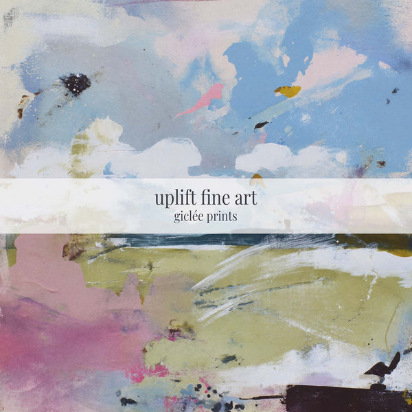 Estampe abstraite Horizon onirique