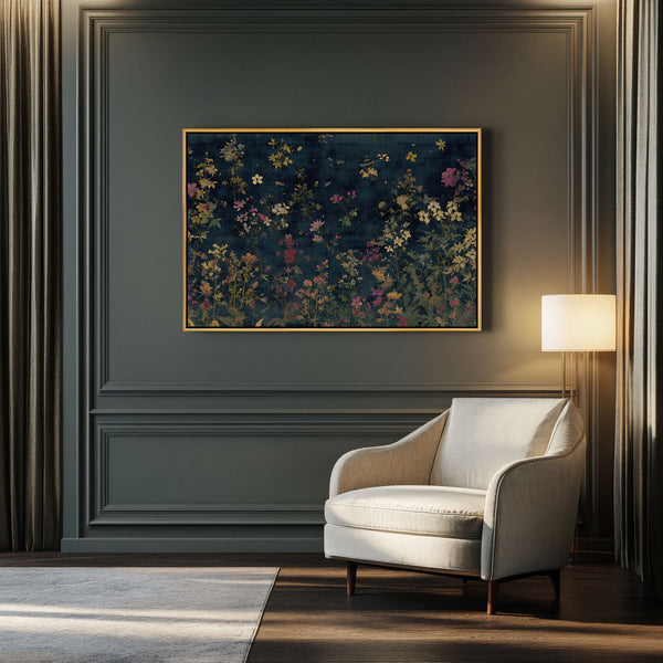 Moody Floral Wall Art Print