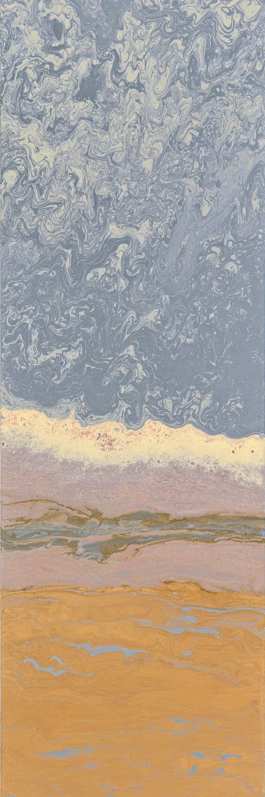 Tableau sur toile « Ciel de marbre abstrait »
