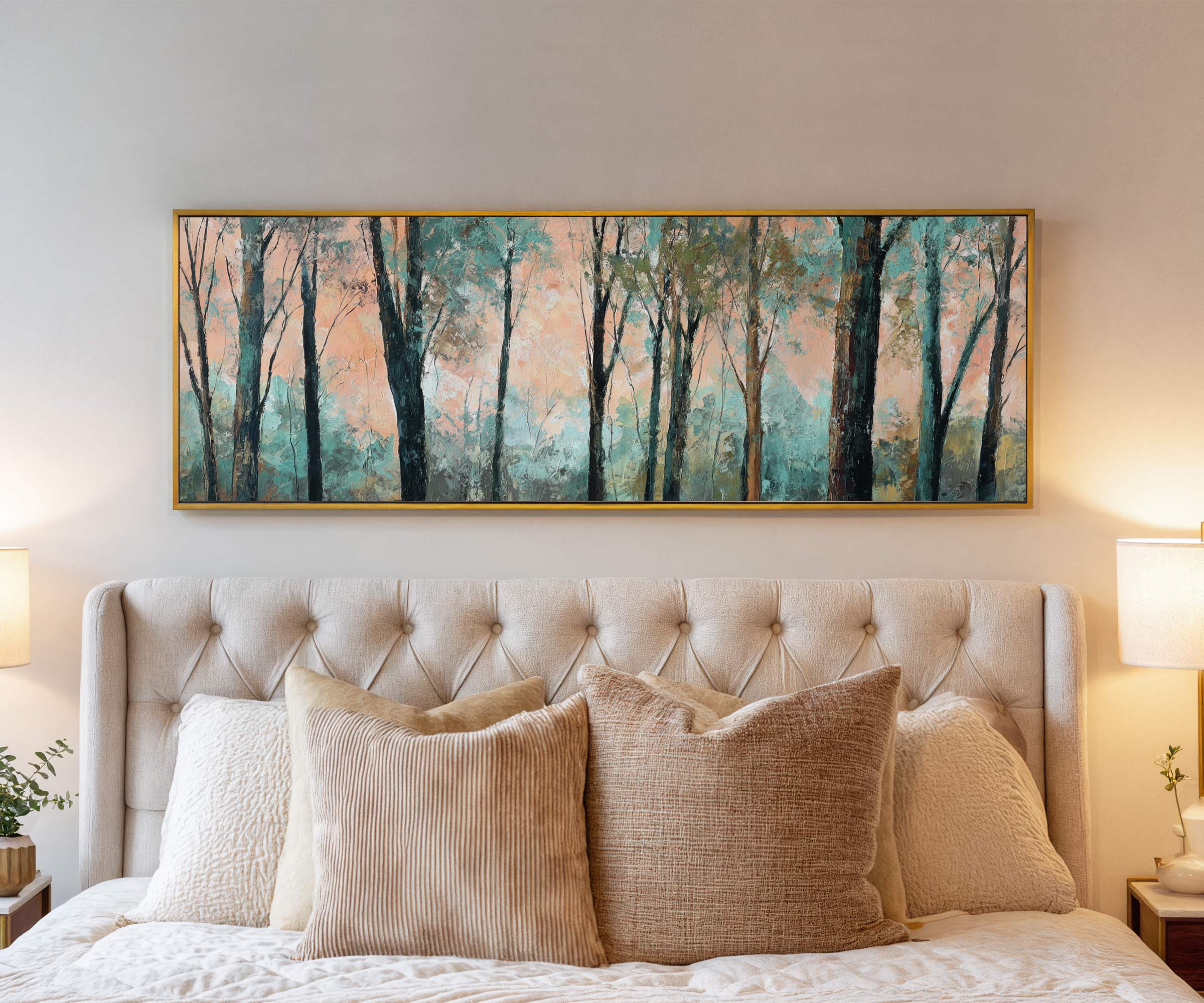 Whispering Grove – Forest Landscape Canvas Art