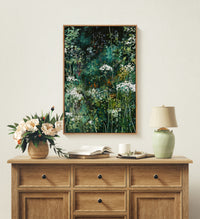 Green Botanical Canvas Art Print