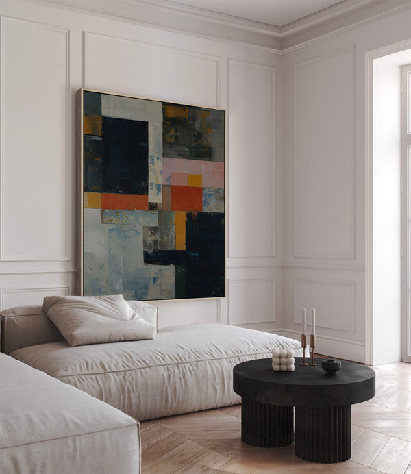 Abstract Geometric Canvas Art Print