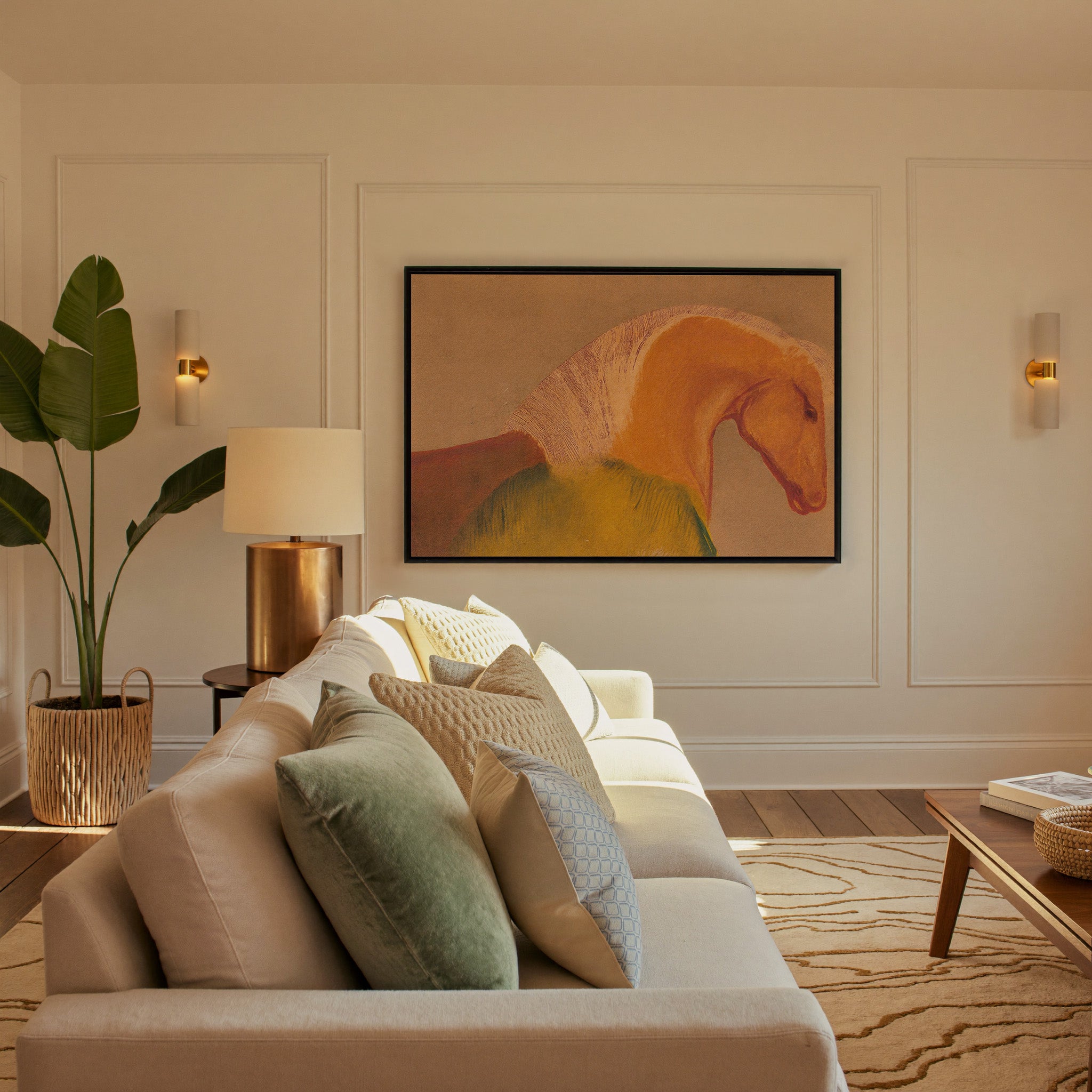 Impression sur toile abstraite "Traces de dérive"