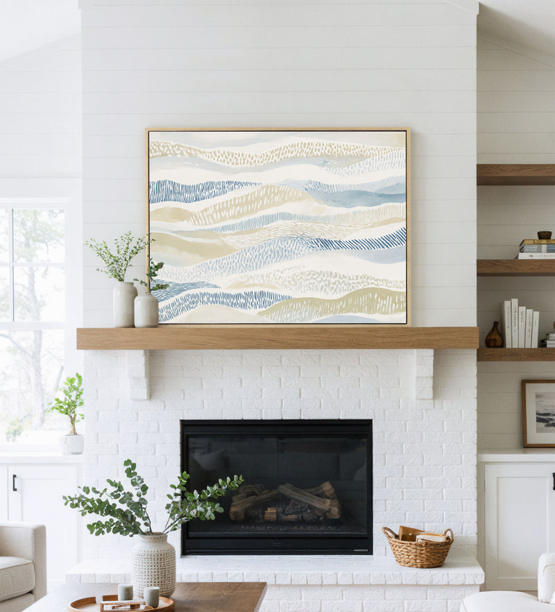 The Horizon Dunes Abstract Art Print