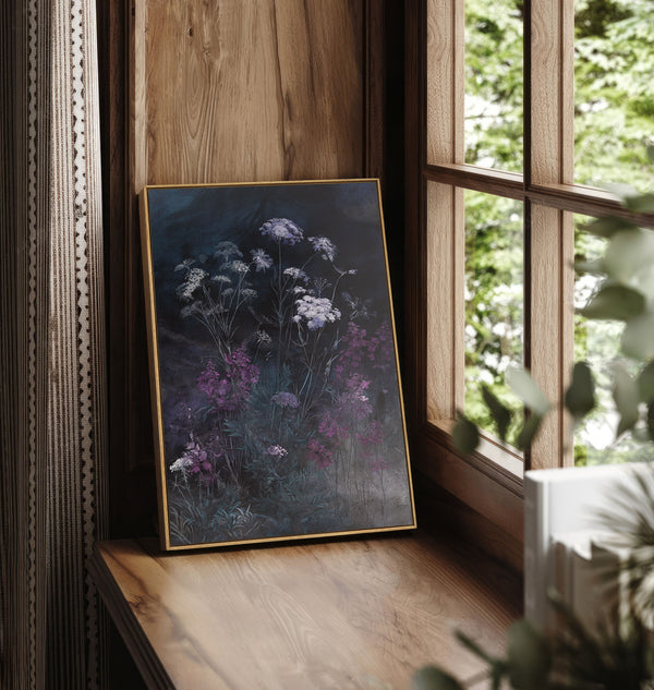 The Midnight Garden Botanical Print