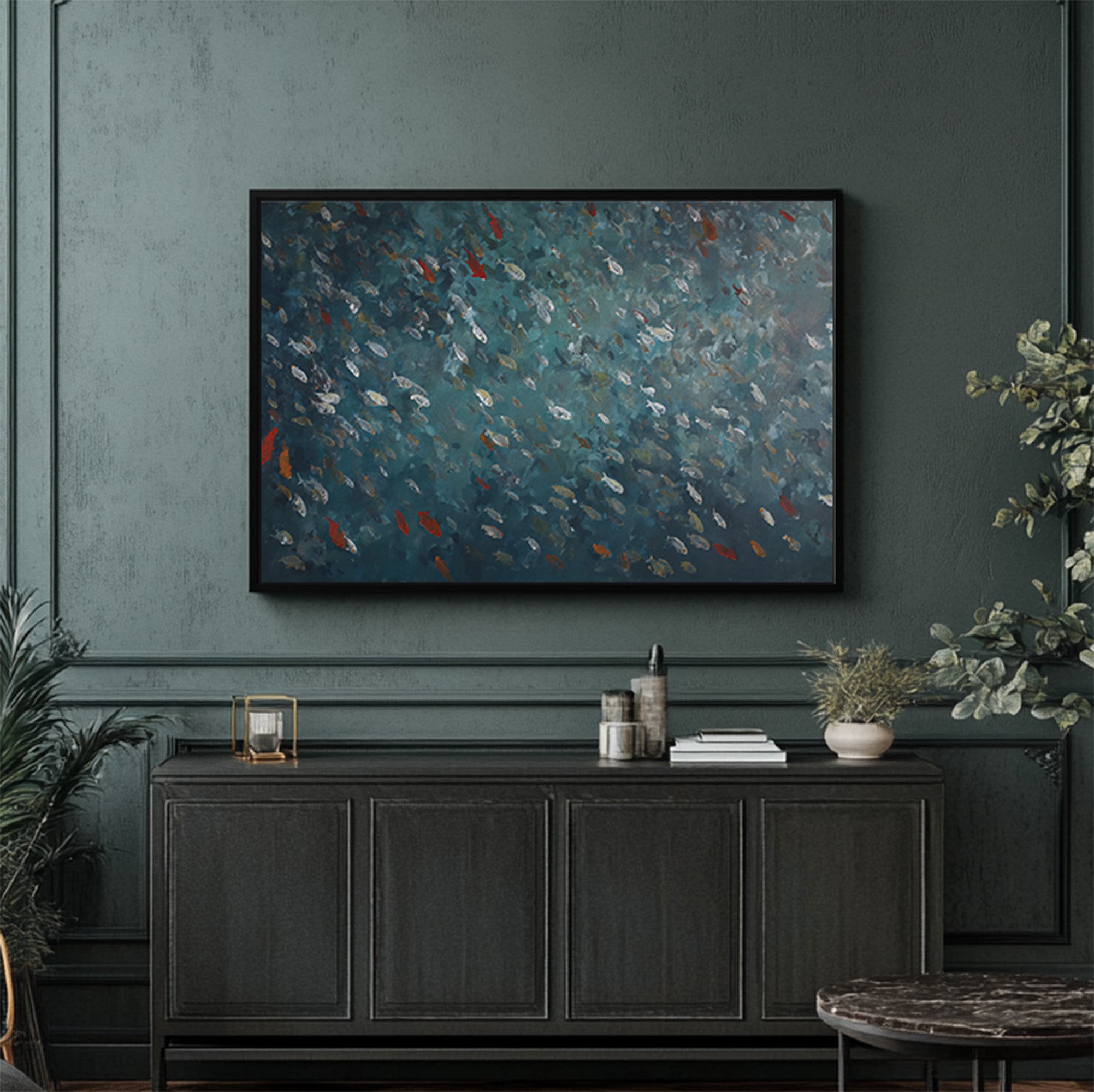 Reef's Pulse Canvas Wall Art Print